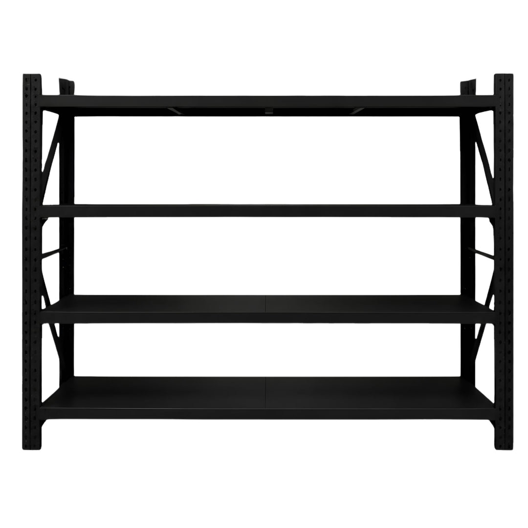 InhandKraft® Schwerlastregal – 500 kg Fachlast – Schwarz - Verschiedene Größen