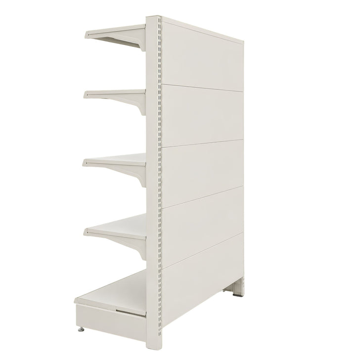 InhandKraft® Kopfregal für Kiosk &amp; Laden - Cremeweiß
