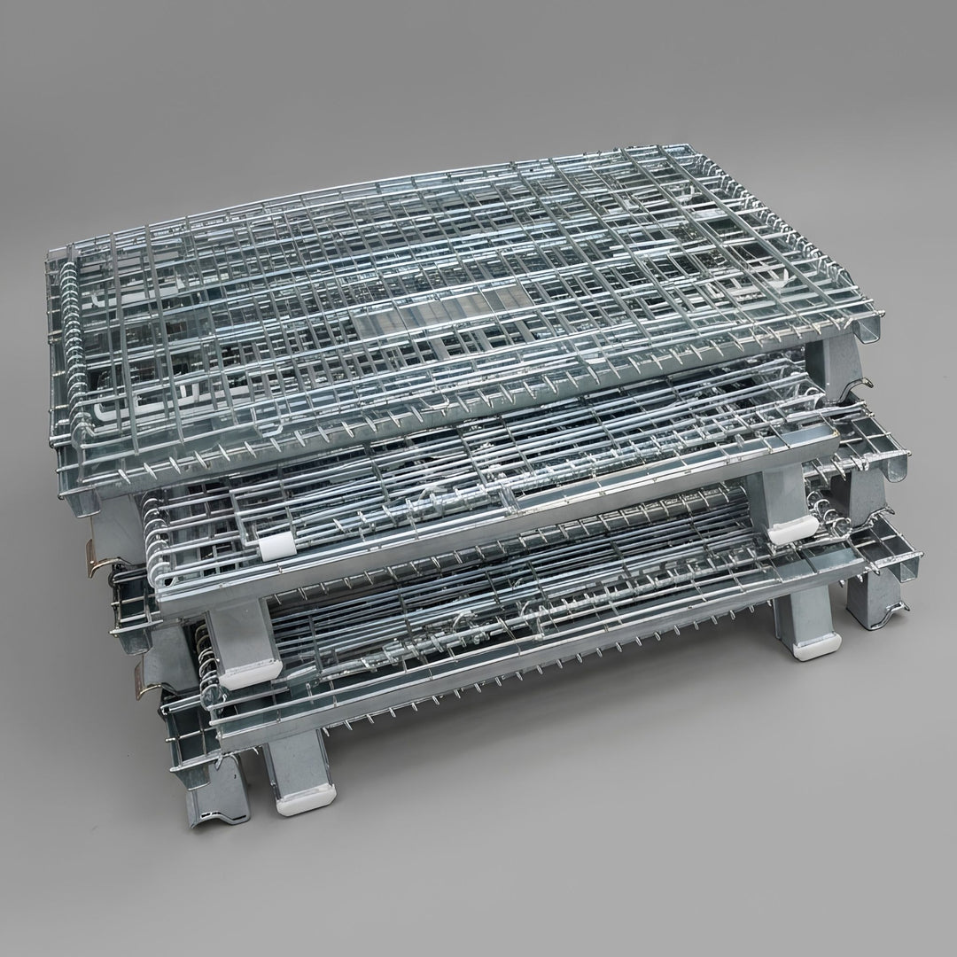 InhandKraft® Gitter-Transportbox - Palettenbox - Faltbar - 500 kg Tragkraft