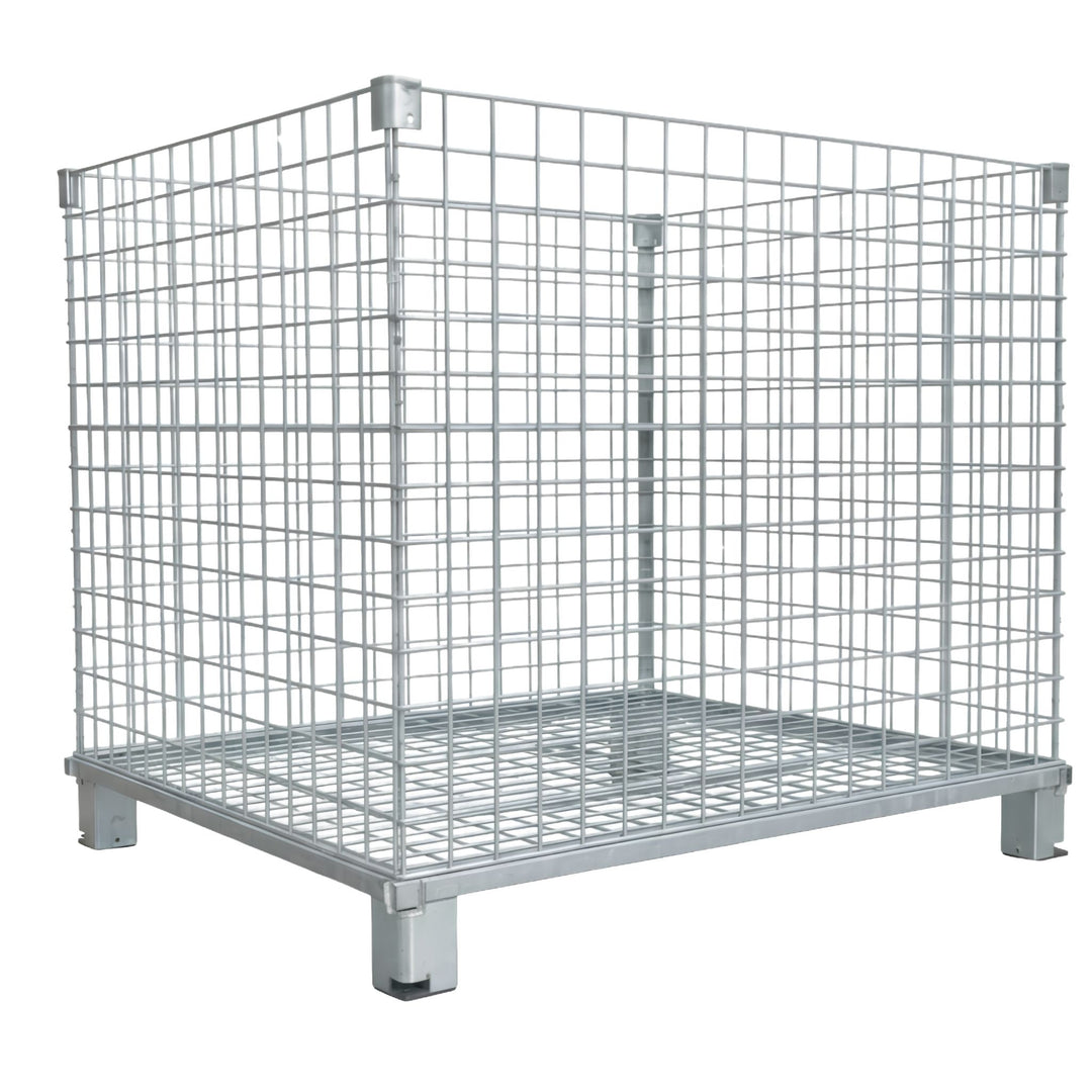 InhandKraft® Gitter-Transportbox - Palettenbox - Faltbar - 500 kg Tragkraft