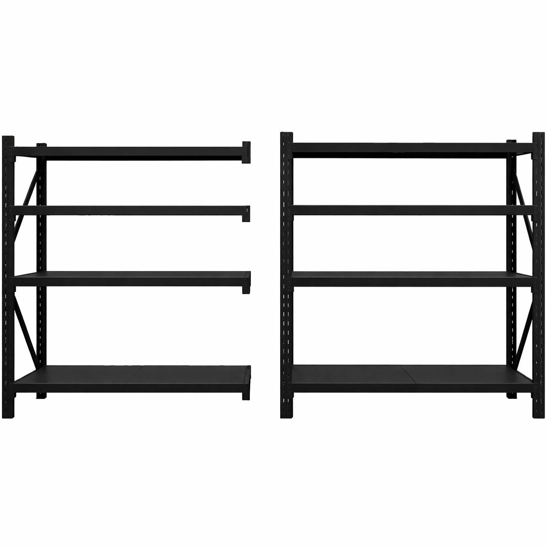 InhandKraft® Schwerlastregal – 200x200x50 - 200 kg Fachlast – Schwarz