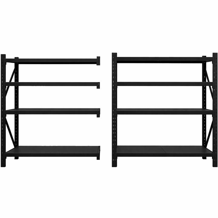 InhandKraft® Schwerlastregal – 200x200x50 - 200 kg Fachlast – Schwarz