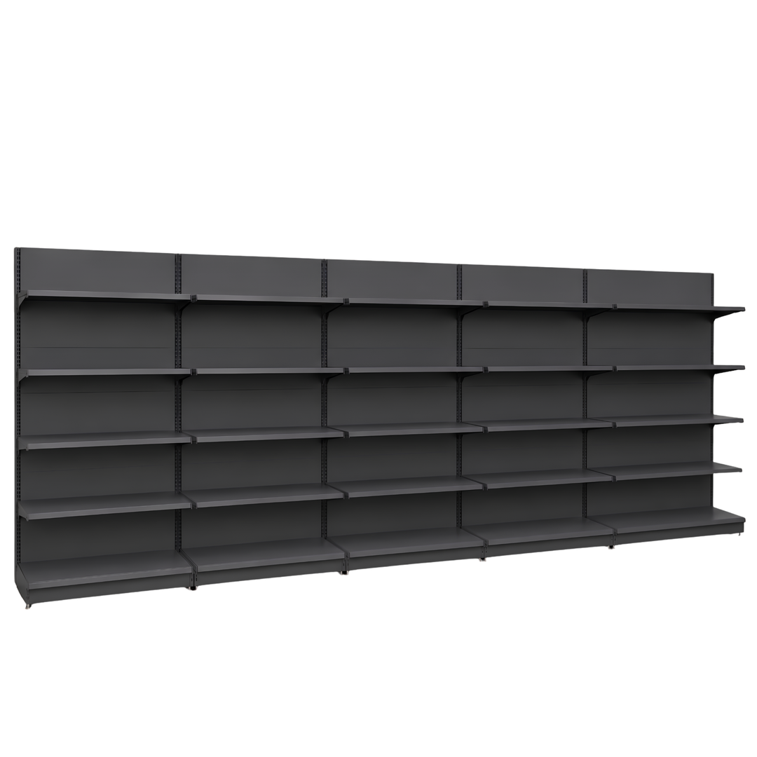 InhandKraft® Wandregal für Kiosk &amp; Laden - Modul 120 cm - Anthrazit
