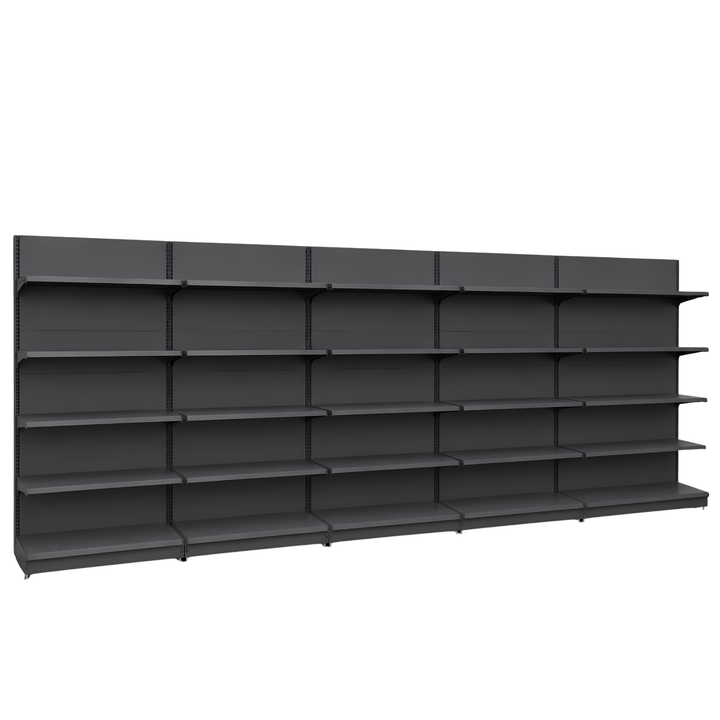 InhandKraft® Wandregal für Kiosk &amp; Laden - Modul 120 cm - Anthrazit