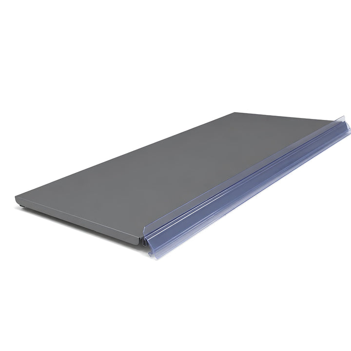 InhandKraft® Preisschiene transparent für Ladenregal – 90 cm / 120 cm