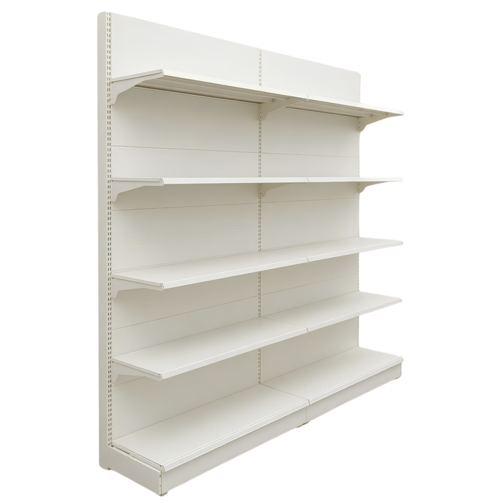 InhandKraft® Wandregal für Kiosk &amp; Laden - Modul 90 cm - Cremeweiß