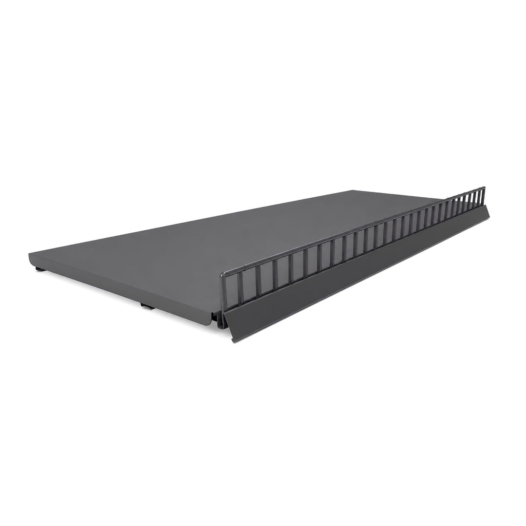 InhandKraft® Frontplastik - Warenstopp für Ladenregal – 90 cm / 120 cm