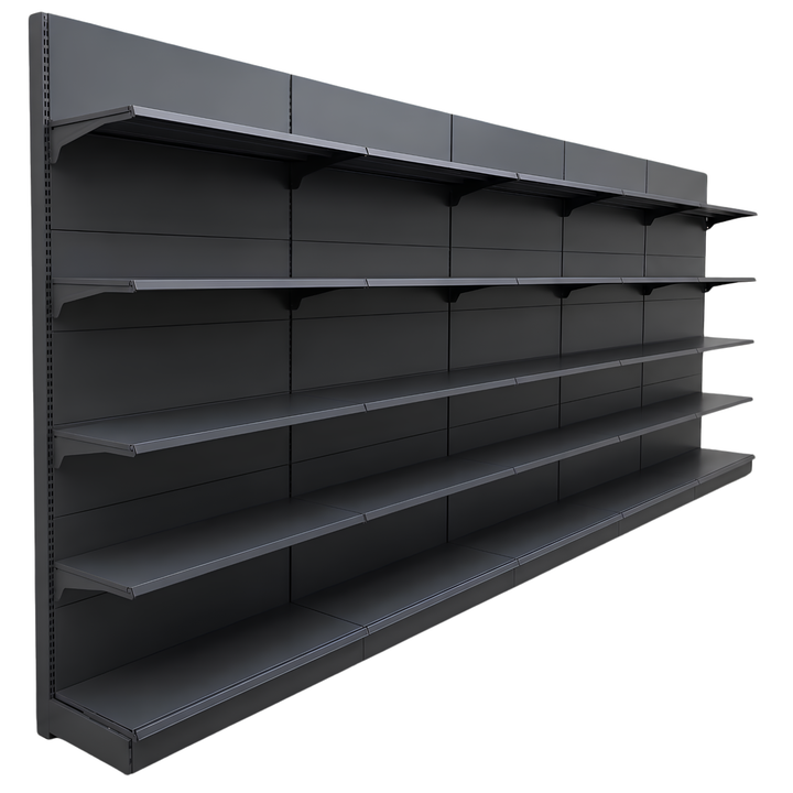 InhandKraft® Wandregal für Kiosk &amp; Laden - Modul 90 cm - Anthrazit