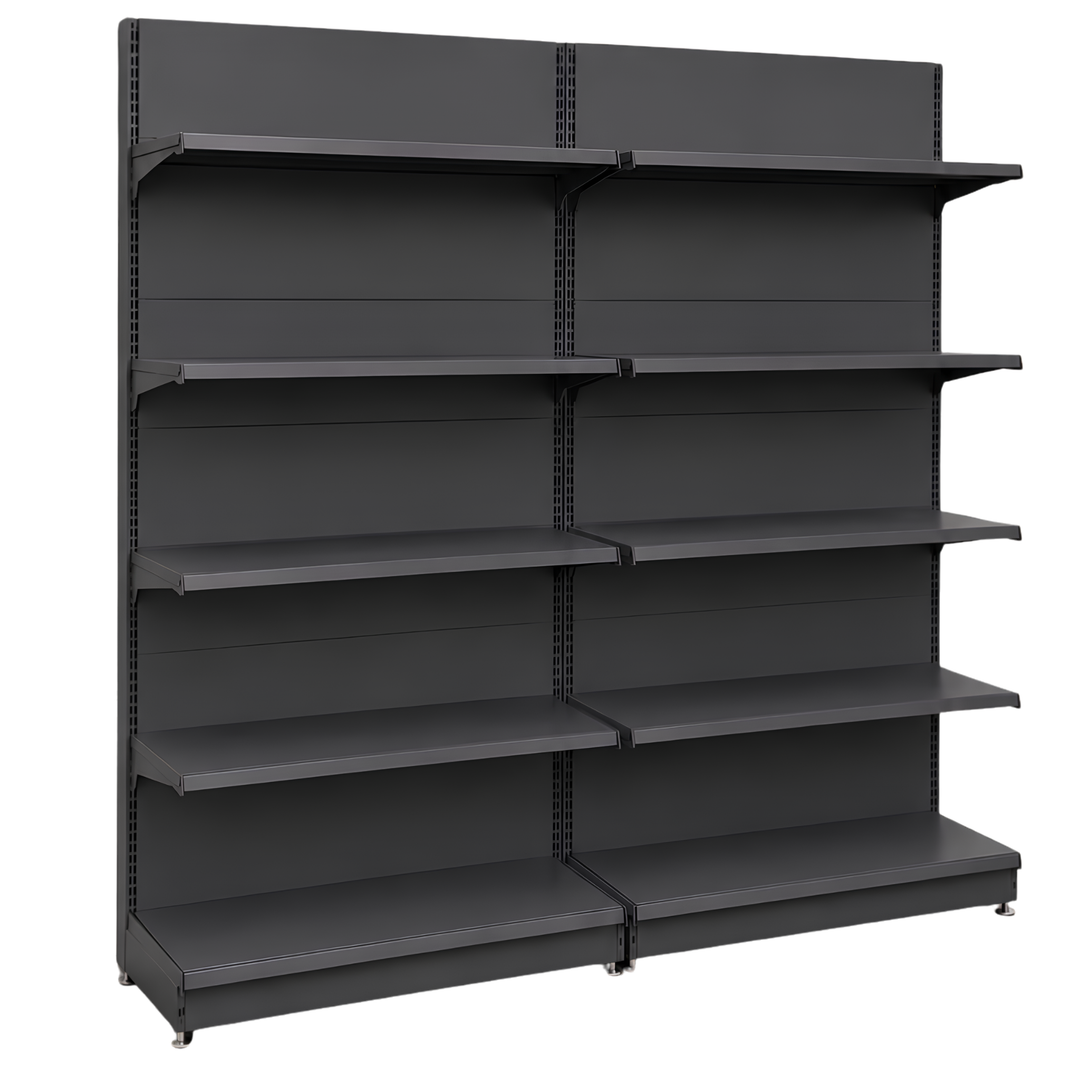 InhandKraft® Wandregal für Kiosk &amp; Laden - Modul 120 cm - Anthrazit