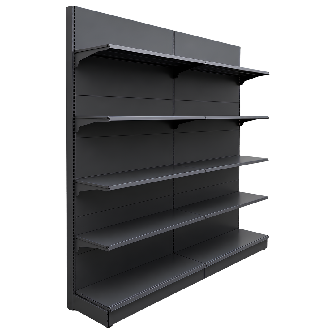 InhandKraft® Wandregal für Kiosk &amp; Laden - Modul 90 cm - Anthrazit