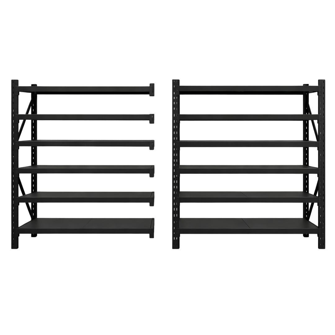 InhandKraft® Schwerlastregal – 300x200x60 - 200 kg Fachlast - Schwarz (Nur Abholung)