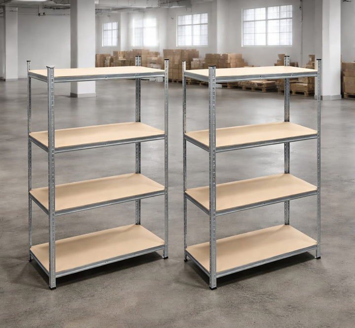 Schwerlastregal mit MDF-Einlagen 160x90x40 cm | 400 kg Gesamtlast
