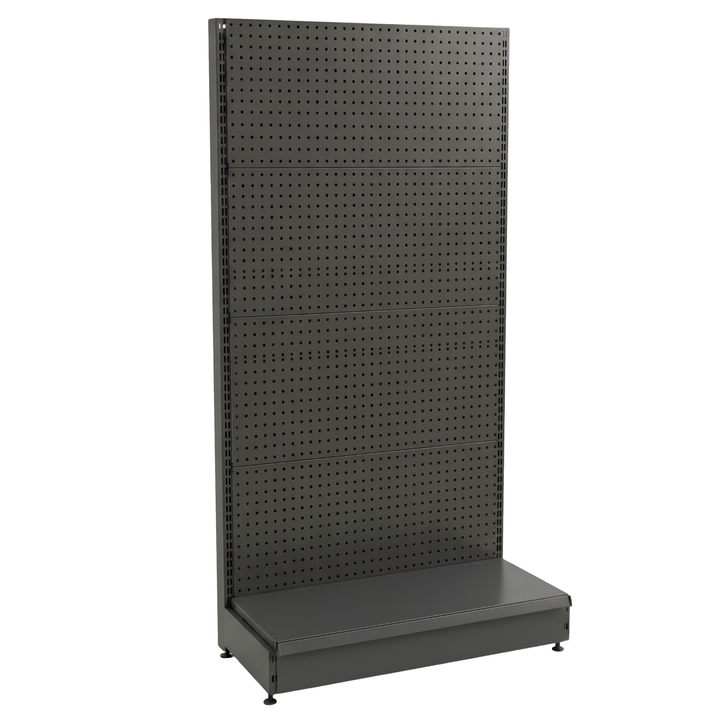 InhandKraft® Lochwandregal für Kiosk &amp; Laden - Modul 95 cm  - Anthrazit
