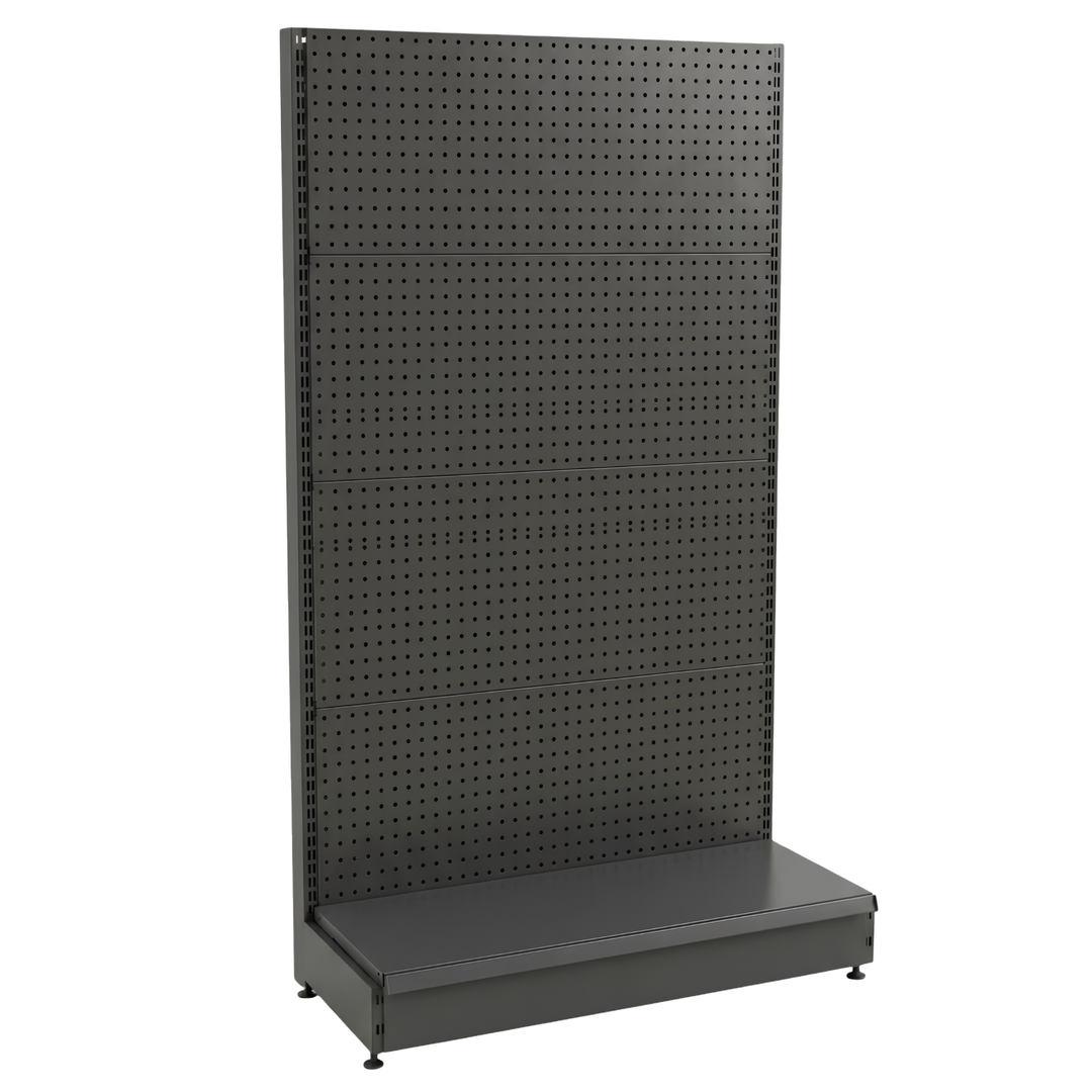 InhandKraft® Lochwandregal für Kiosk &amp; Laden - Modul 120 cm  - Anthrazit