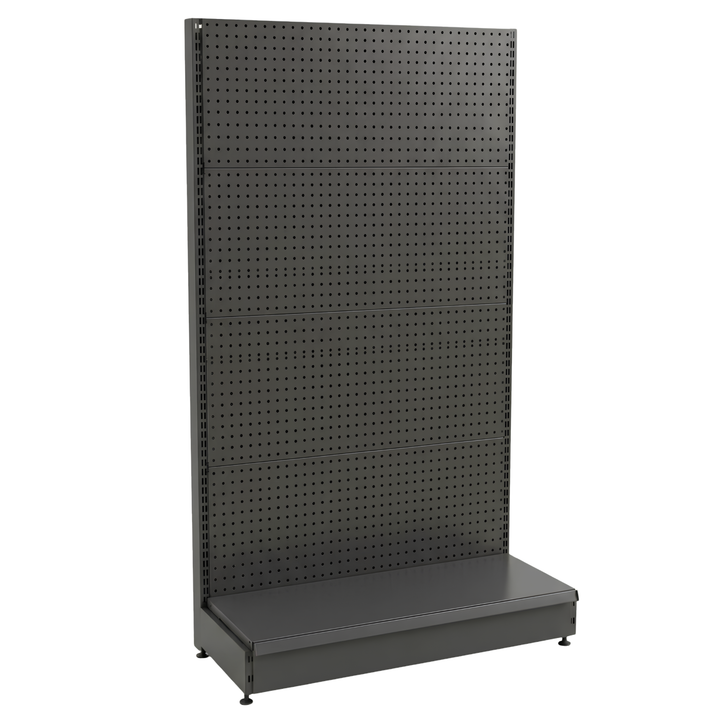 InhandKraft® Lochwandregal für Kiosk &amp; Laden - Modul 120 cm  - Anthrazit