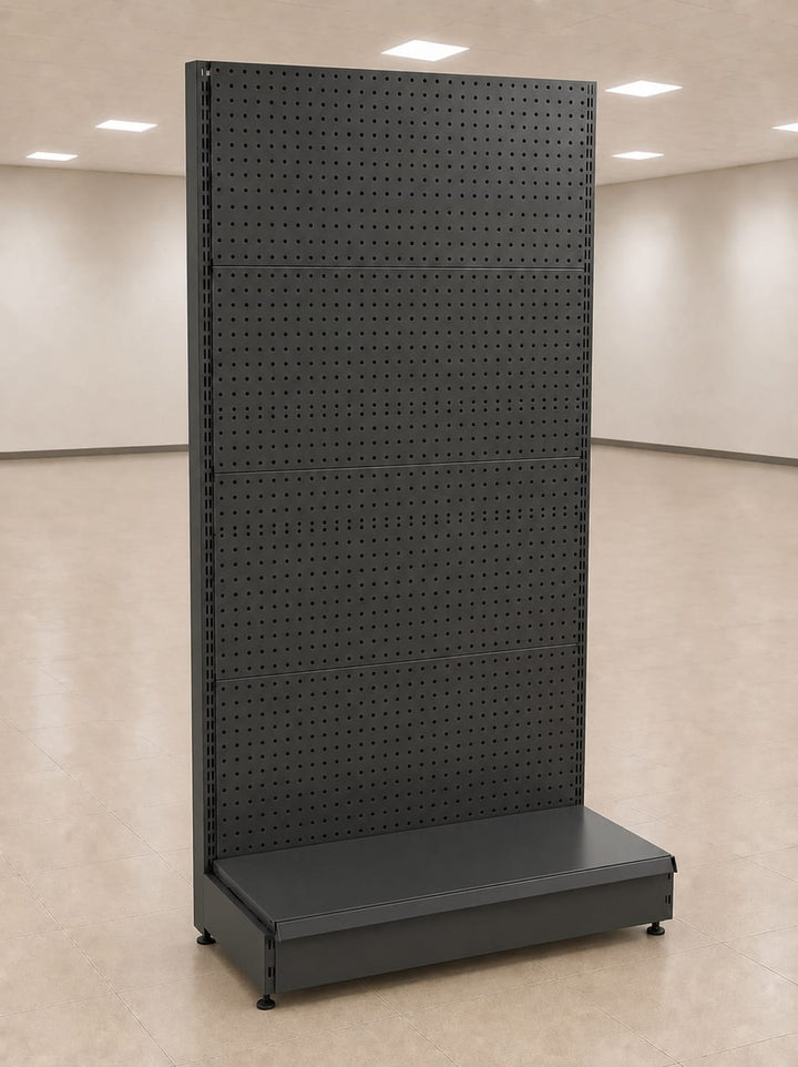 InhandKraft® Lochwandregal für Kiosk &amp; Laden - Modul 95 cm  - Anthrazit