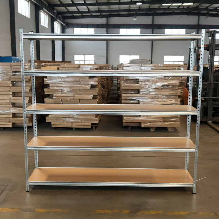 InhandKraft® Schwerlastregal mit MDF–Einlagen - 200x200x50 - 1000 kg Gesamtlast