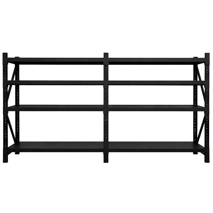 InhandKraft® Schwerlastregal – 100 kg Fachlast – Schwarz – Verschiedene Größen