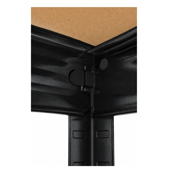 InhandKraft® Schwerlastregal mit MDF–Einlagen - 180x90x50 - 500 kg - Schwarz