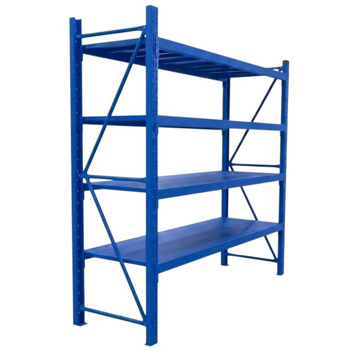 InhandKraft® Schwerlastregal – 200x200x50 - 500 kg Fachlast - Blau