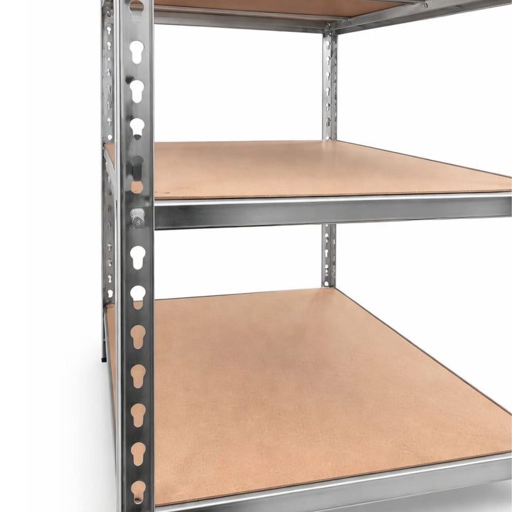 InhandKraft® Schwerlastregal mit MDF–Einlagen - 200x200x50 - 1000 kg Gesamtlast