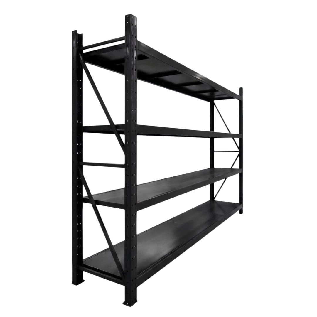 InhandKraft® Schwerlastregal – 200x200x50 - 100 kg Fachlast - Schwarz