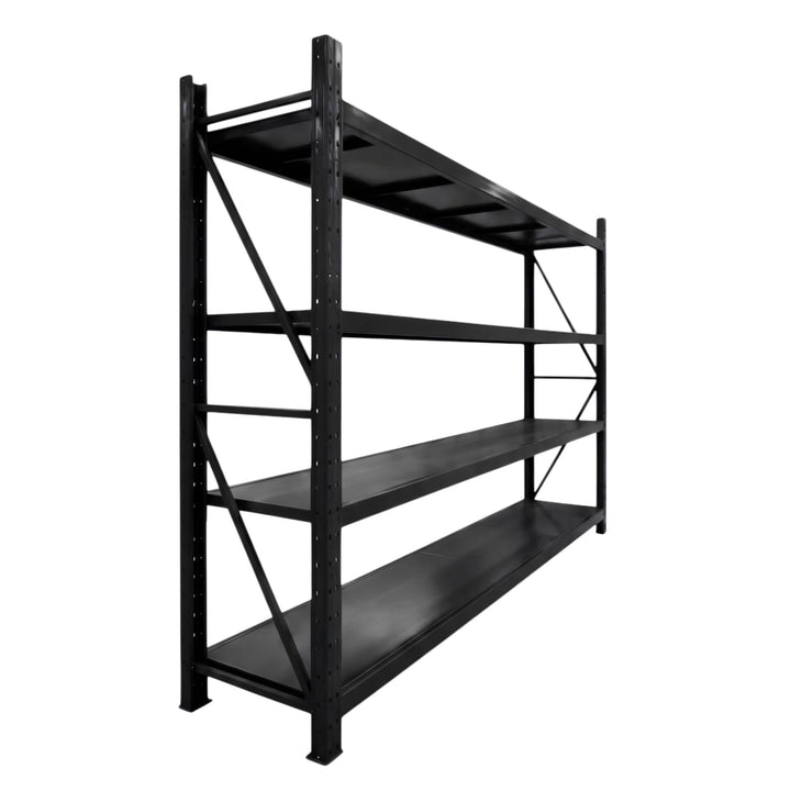 InhandKraft® Schwerlastregal – 200x200x50 - 100 kg Fachlast - Schwarz