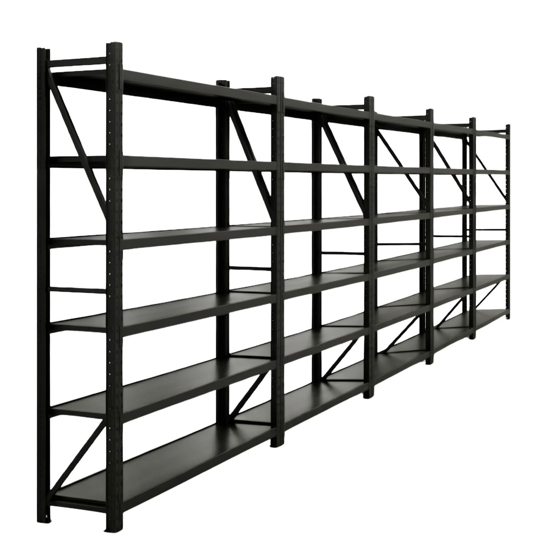 InhandKraft® Schwerlastregal – 300x200x60 - 200 kg Fachlast - Schwarz (Nur Abholung)