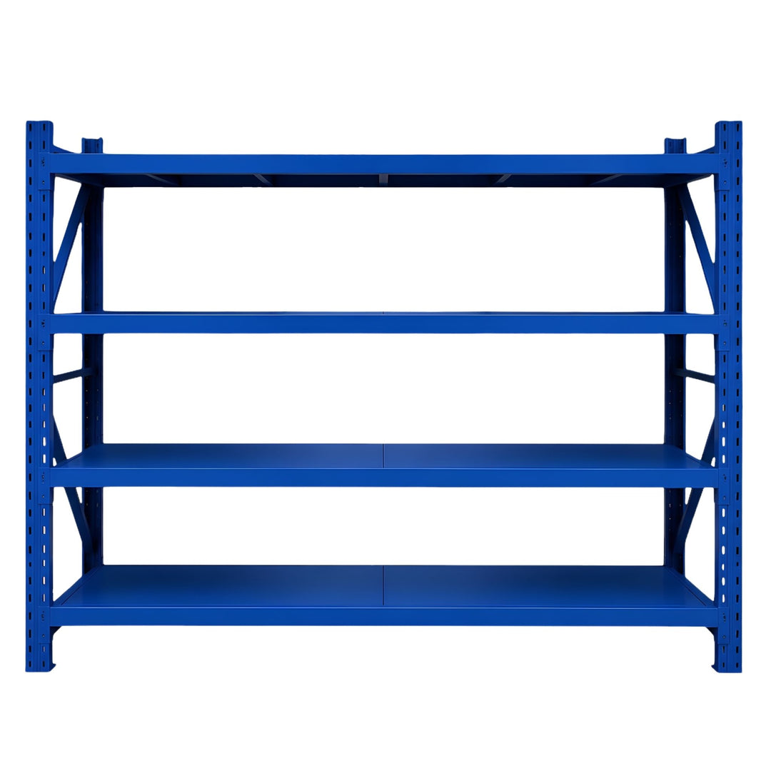 InhandKraft® Schwerlastregal – 500 kg Fachlast – Blau – Verschiedene Größen