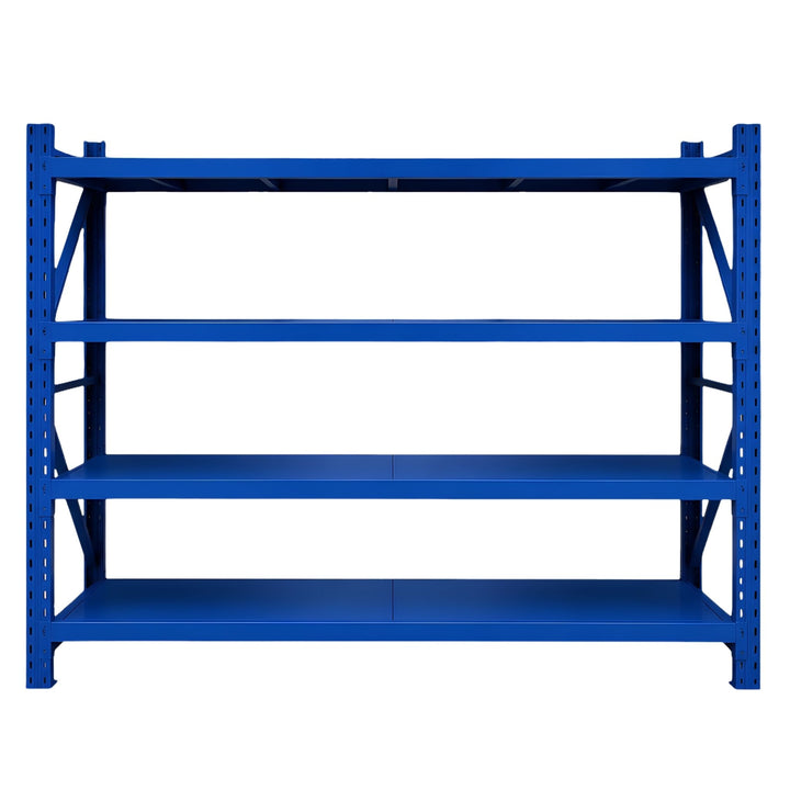 InhandKraft® Schwerlastregal – 500 kg Fachlast – Blau – Verschiedene Größen