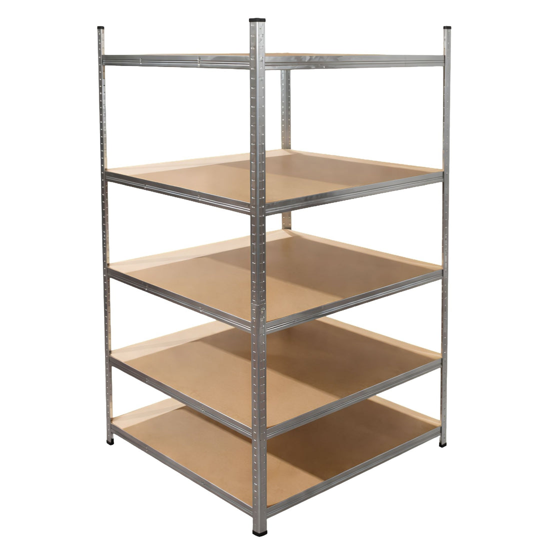 InhandKraft® Schwerlastregal mit MDF–Einlagen - 180x90x80 - 500 kg Gesamtlast