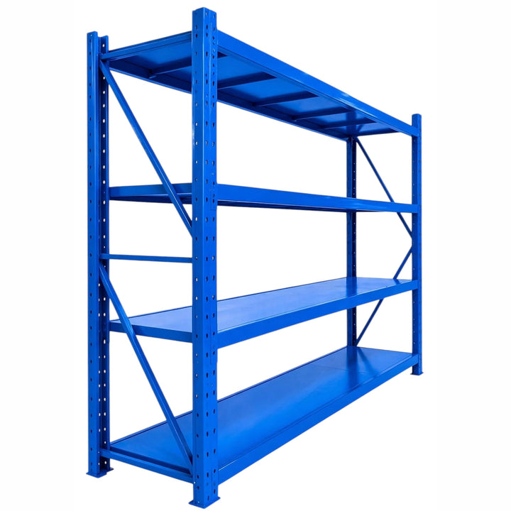 InhandKraft® Schwerlastregal – 200x200x50 - 200 kg Fachlast - Blau