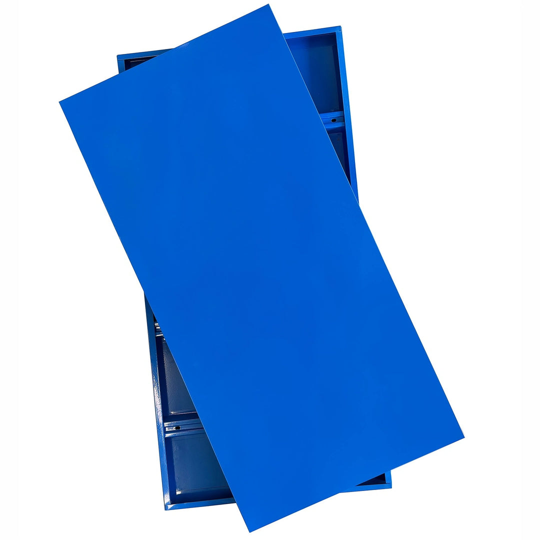 InhandKraft® Schwerlastregal – 200x200x50 - 200 kg Fachlast - Blau