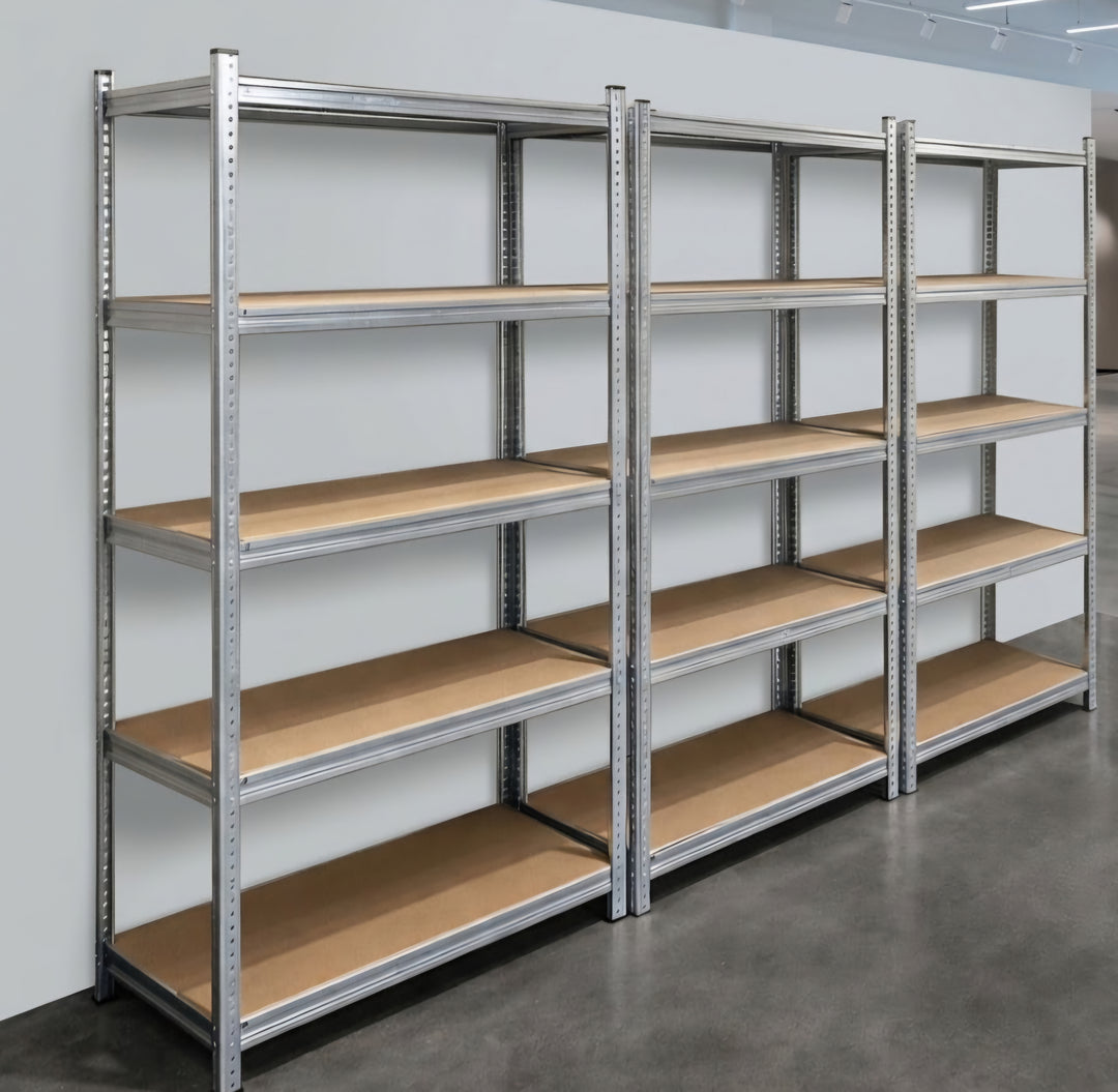 Schwerlastregal mit MDF-Einlagen 200x100x50 cm | 500 kg Gesamtlast