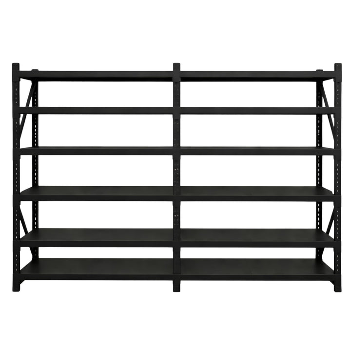 InhandKraft® Schwerlastregal – 300x200x60 - 200 kg Fachlast - Schwarz (Nur Abholung)