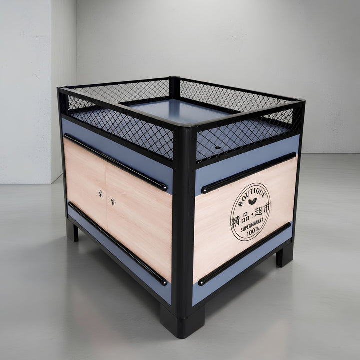 InhandKraft® Verkaufstisch für Kiosk &amp; Laden - Anthrazit-Schwarz