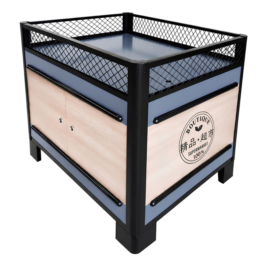 InhandKraft® Verkaufstisch für Kiosk &amp; Laden - Anthrazit-Schwarz