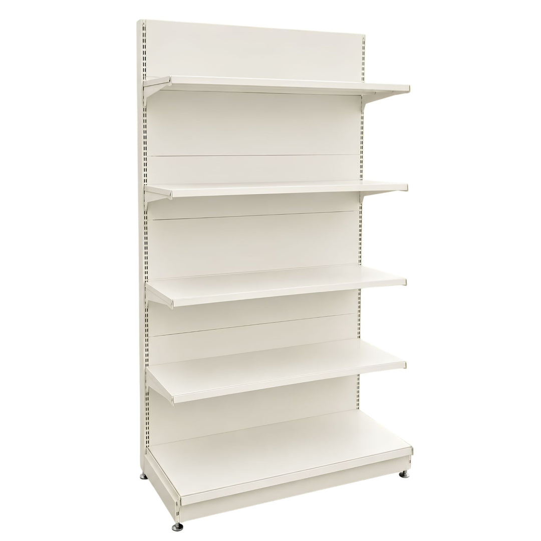 InhandKraft® Wandregal für Kiosk &amp; Laden - Modul 120 cm - Cremeweiß