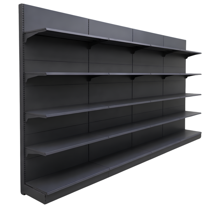 InhandKraft® Wandregal für Kiosk &amp; Laden - Modul 90 cm - Anthrazit