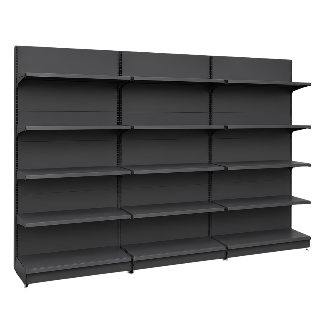 InhandKraft® Wandregal für Kiosk &amp; Laden - Modul 120 cm - Anthrazit