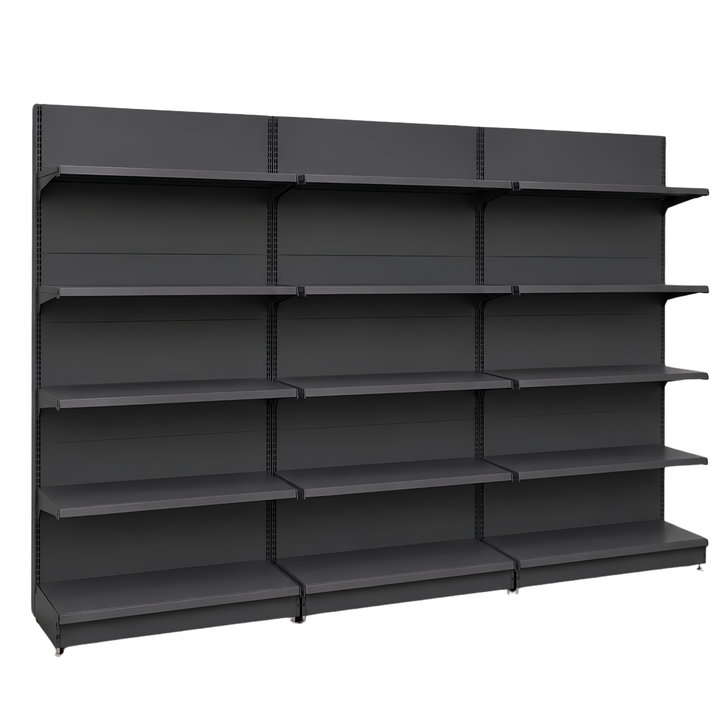 InhandKraft® Wandregal für Kiosk &amp; Laden - Modul 120 cm - Anthrazit