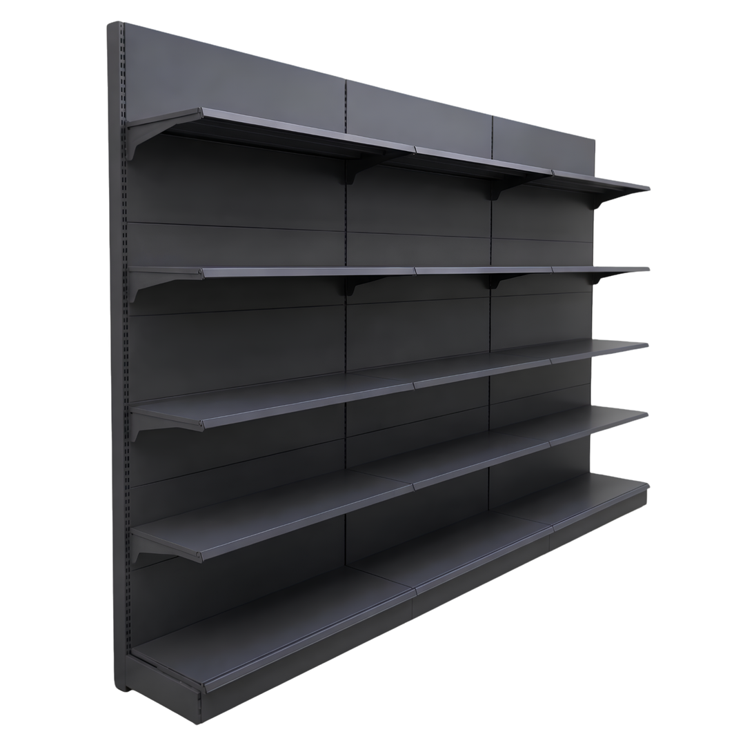 InhandKraft® Wandregal für Kiosk &amp; Laden - Modul 90 cm - Anthrazit