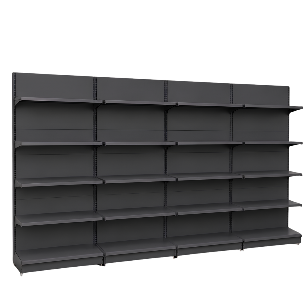 InhandKraft® Wandregal für Kiosk &amp; Laden - Modul 120 cm - Anthrazit