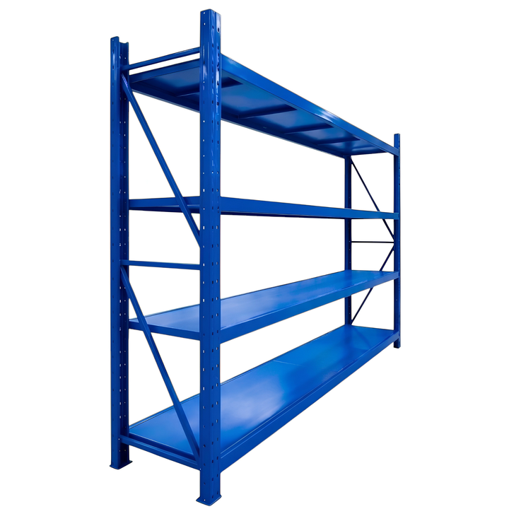 InhandKraft® Schwerlastregal – 200x200x50 - 100 kg Fachlast - Blau