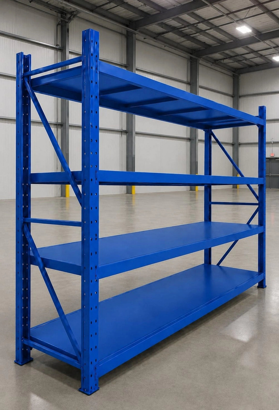 InhandKraft® Schwerlastregal – 200x200x50 - 200 kg Fachlast - Blau