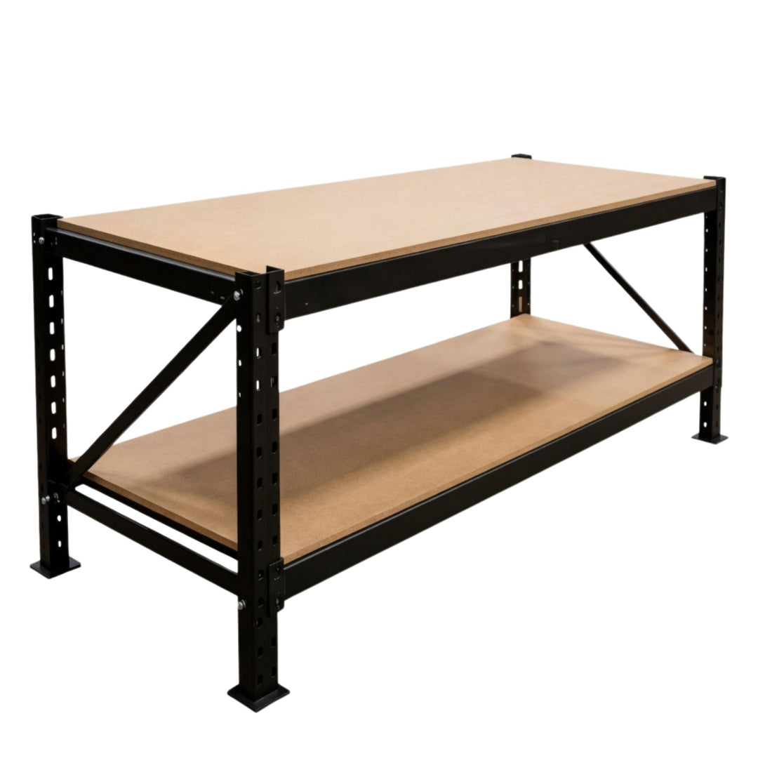 InhandKraft® Werkbank 1000 kg Gesamtlast - 2x MDF Platte