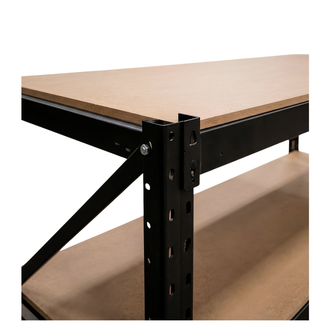 InhandKraft® Werkbank 1000 kg Gesamtlast - 2x MDF Platte