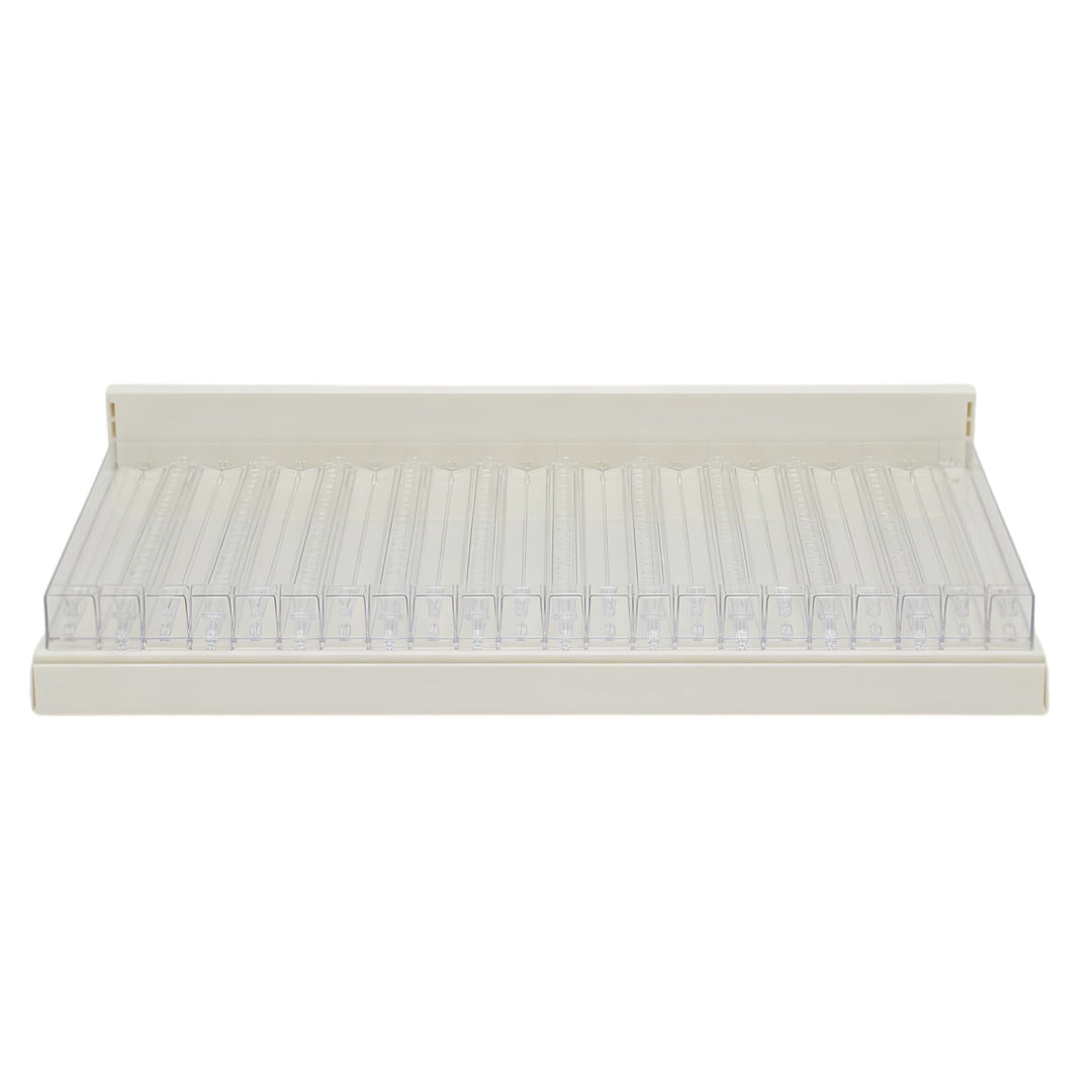InhandKraft® Fachboden für Zigarettenregal - 90 cm - Cremeweiß