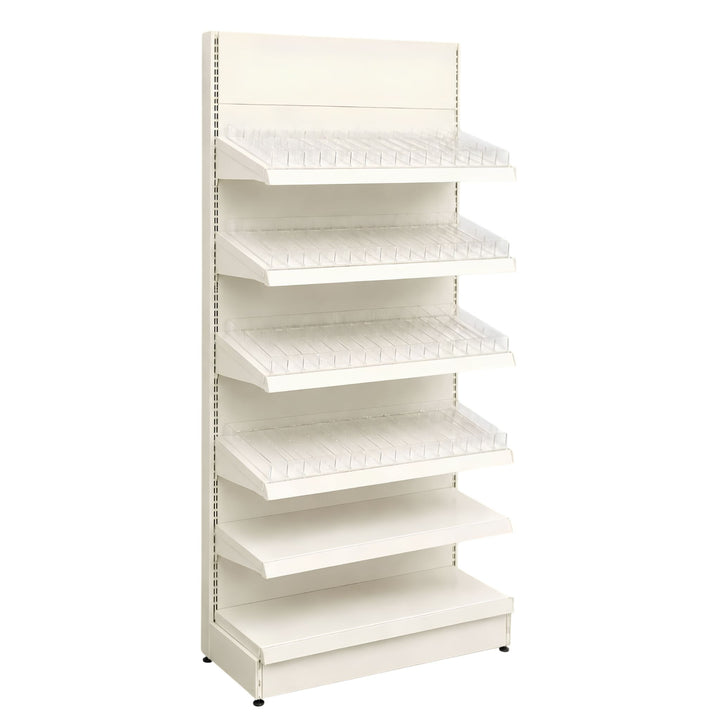 InhandKraft® Zigarettenregal für Kiosk &amp; Laden - Modul 90 cm - Cremeweiß
