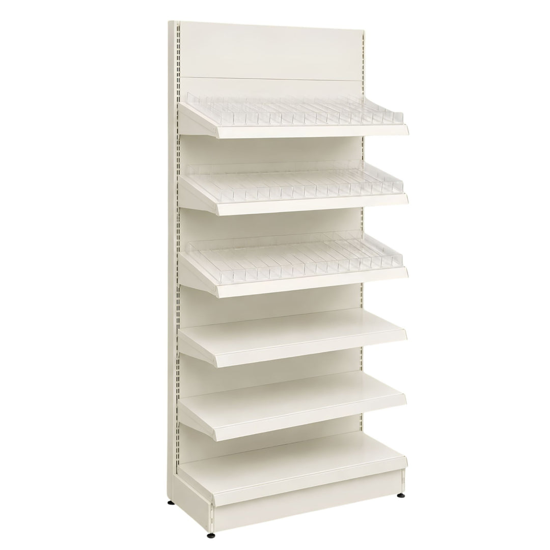 InhandKraft® Zigarettenregal für Kiosk &amp; Laden - Modul 90 cm - Cremeweiß